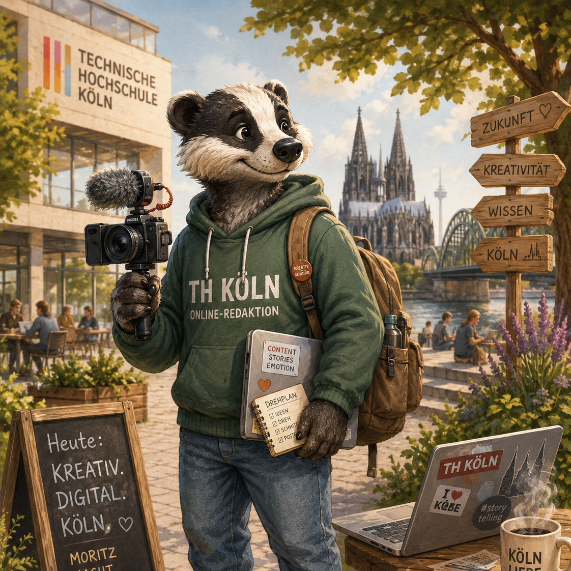 Moritz der Dachs und der Film vom Campus